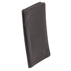 Louis Vuitton Black Epi Leather Long Card Wallet