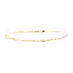 Custom Rope Chain Bracelet - 14KT Yellow Gold