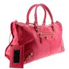 Image 2 : Balenciaga Coral Pink Lambskin Leather Rose Gold Giant 12 Satchel Handbag