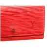Image 6 : Louis Vuitton Red Epi Leather 4 Key Holder