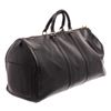 Image 2 : Louis Vuitton Black Epi Leather Keepall 50 cm Duffle Bag Luggage