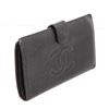 Image 1 : Chanel Black Caviar Leather Timeless French Purse Wallet
