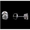 Image 2 : 1.03 ctw Diamond Stud Earrings - 14KT White Gold