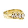 Image 1 : 0.65 ctw Diamond Ring & Wedding Band - 14KT Yellow Gold