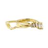 Image 4 : 0.65 ctw Diamond Ring & Wedding Band - 14KT Yellow Gold