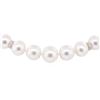 Image 2 : 0.33 ctw Diamond and South Sea Pearl Necklace - 14KT White Gold
