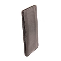 Louis Vuitton Black Taiga Leather Long Bifold Wallet