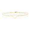 Image 1 : Heart Motif Bracelet - 14KT Yellow Gold