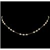Image 1 : 14KT Yellow Gold 2.96 ctw Diamond Necklace