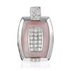 Image 1 : 18k White Gold 0.57CTW Mother Of Pearl and Diamond Pendant, (SI1-SI2/Pink/G-H)