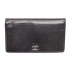 Image 6 : Chanel Black Caviar Leather CC Yen Wallet