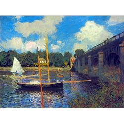 Claude Monet - The Road Bridge, Argenteuil