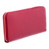 Image 3 : Prada Pink Saffiano Leather Continental Zip Wallet