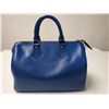 Image 1 : Louis Vuitton Speedy 25 100% Authentic Blue Leather