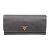 Image 1 : Prada Black Saffiano Leather Continental Wallet