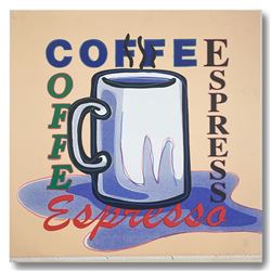 ESPRESSO by Steve Kaufman (1960-2010)