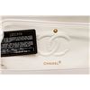 Image 8 : Chanel Chanel White Lambskin Leather Classic Medium Double Flap Bag