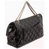 Image 2 : Chanel Black Patent Leather Reissue Jumbo Flap