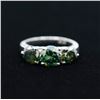 Image 1 : Lab Created Sparkling 5.5 Cttw VVS1 Emerald Green Diamond Ring