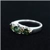 Image 2 : Lab Created Sparkling 5.5 Cttw VVS1 Emerald Green Diamond Ring