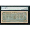 Image 2 : 1864 $100 Confederate States of America Note PMG 58