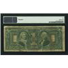 Image 2 : 1896 $1 Educational Silver Certificate PMG 10NET