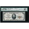 Image 1 : 1929 $20 Napa National Bank Note PMG 65EPQ