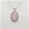 Image 2 : Lab Created PRETTY 30.5 CT NATURAL ROSE QUARTZ PENDANT