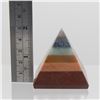 Image 4 : Beautiful Huge 543 CT 7 Multi Gem Chakra Pyramid