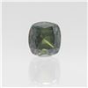 Image 1 : Lab Created Impressive 6.05Ct Forest Green Cushion Cut Diamond