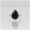 Image 8 : Lab Created Outstanding 4 Piece Black Spinel Jewelry Set