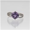 Image 1 : Beautiful Natural 2.5 Ct Amethyst Ring
