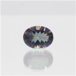 Brilliant Certified 8.62 Ct Mystic Topaz