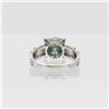 Image 3 : Lab Created 3.80ct Mint Green Diamond Ring