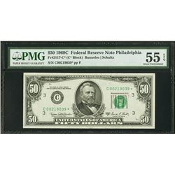 1969C $50 Philadelphia Federal Reserve STAR Note PMG 55EPQ
