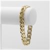 Image 3 : Huge Gold Plated Cuban Style Link Bracelet