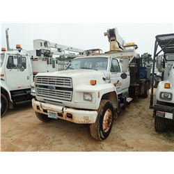 1992 FORD F800 Boom / Bucket / Crane Truck