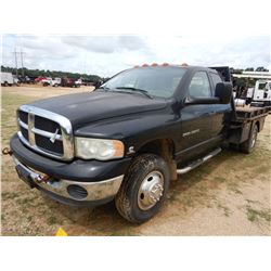 2003 DODGE RAM 3500 Flatbed Truck