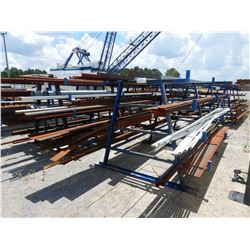 METAL RACK W/ MISC METAL Shop Equipment