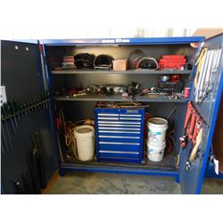 STRONGHOLD STORAGE CABINET w/ WELDING TOOLS Shop Equipment