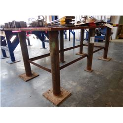 4' X 8' METAL Table Shop Equipment