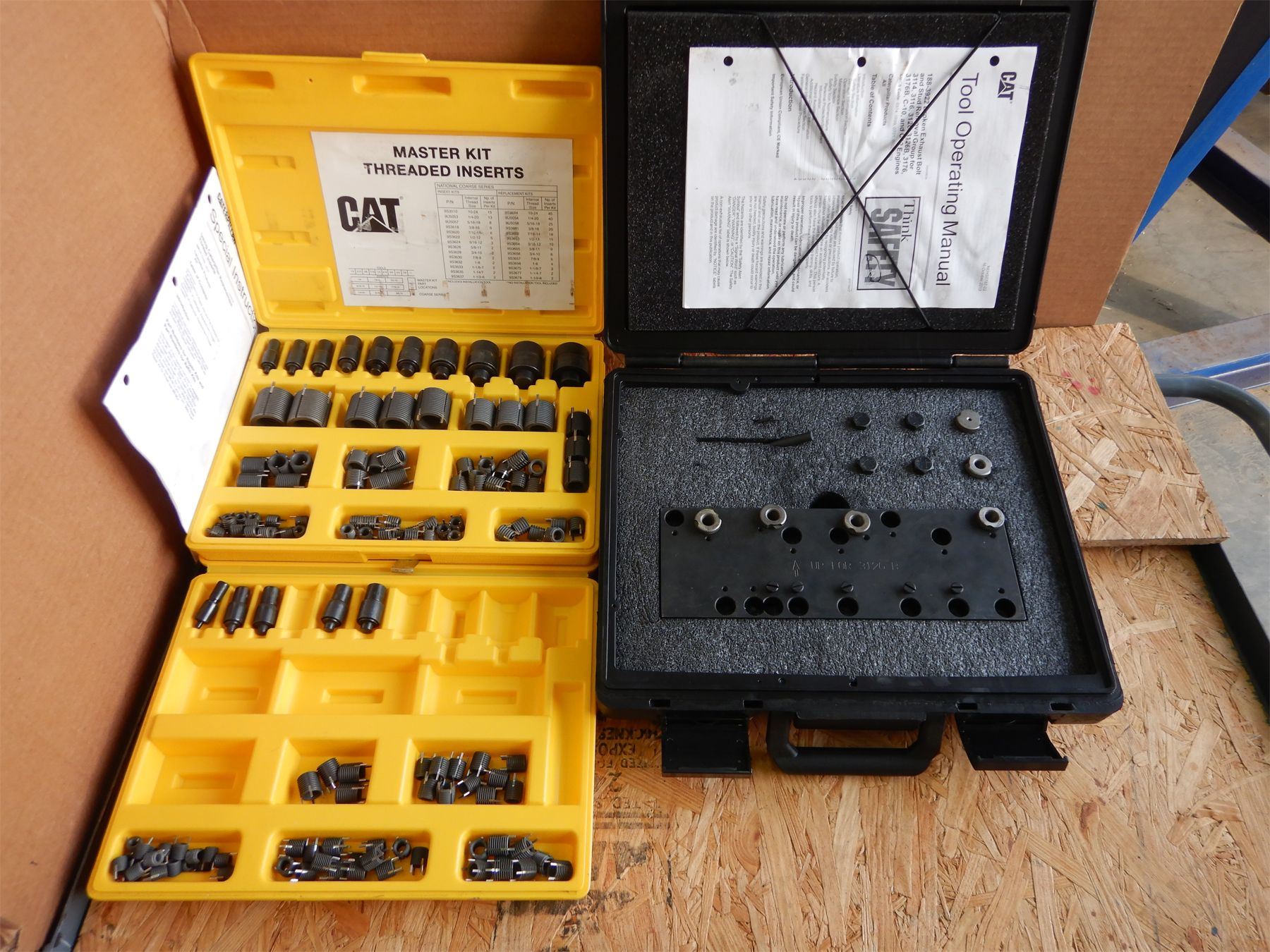 Caterpillar Thread Insert Repair Kit CATERPILLAR REPAIR KIT/ STUD REMOVAL KIT Shop Equipment - Test Site