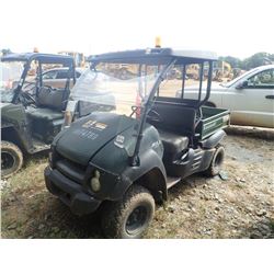 2015 KAWASAKI MULE 600 ATV / UTV / Cart