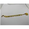 Image 1 : 22K 6.5" BRACELET WITH 22K FLORAL CHARM