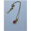 Image 1 : 10K 16" CHAIN WITH PENDANT