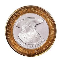 .999 Silver Buffalo Bills Resort & Casino Primm, NV $10 Limited Edition Gaming Token