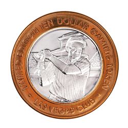 .999 Silver Las Vegas Club $10 Limited Edition Casino Gaming Token