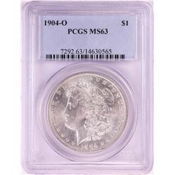 1904-O $1 Morgan Silver Dollar Coin PCGS MS63