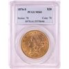 Image 1 : 1876-S $20 Liberty Head Double Eagle Gold Coin PCGS MS61