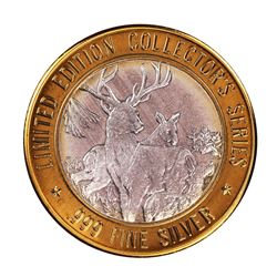.999 Silver Lac Courte Oreilles Casino $10 Casino Limited Edition Gaming Token